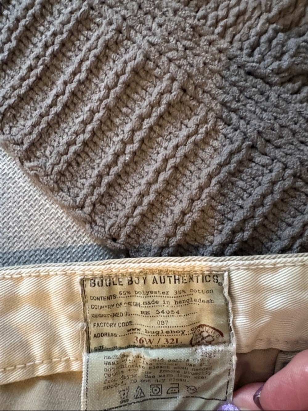 Bugle Boy Khaki Chinos - Light Tan